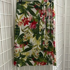 Panama Jack Tropical Wrap / Sarong Skirt Sz L